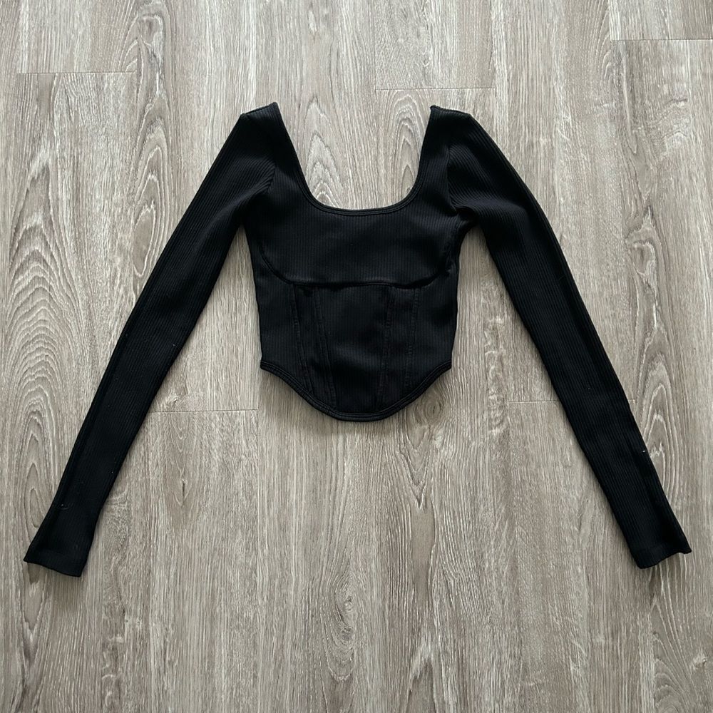 Black Crop Top